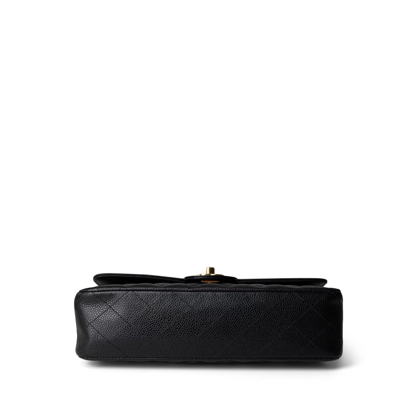 Black Caviar Quilted Classic Flap Medium 24k Gold Hardware