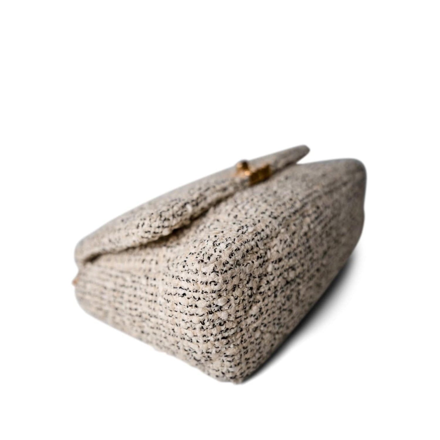 21S Oreo Tweed Quilted 19 Flap Small Mixed Hardware