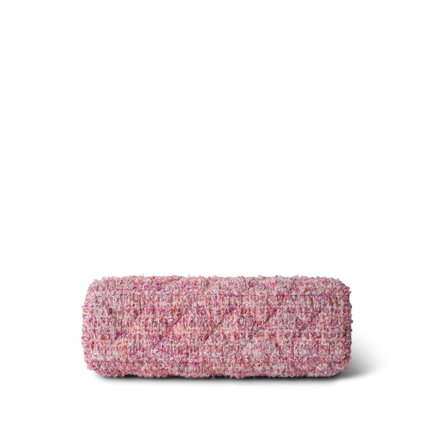 24P Pink Tweed Quilted Nano Kelly Shopper Aged Gold Hardware