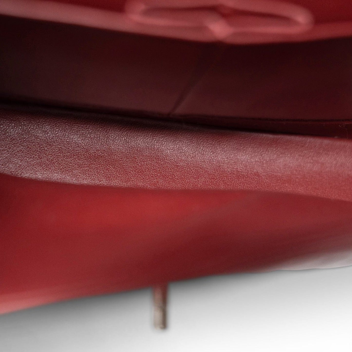 Burgundy Caviar Quilted Classic Flap Medium SHW