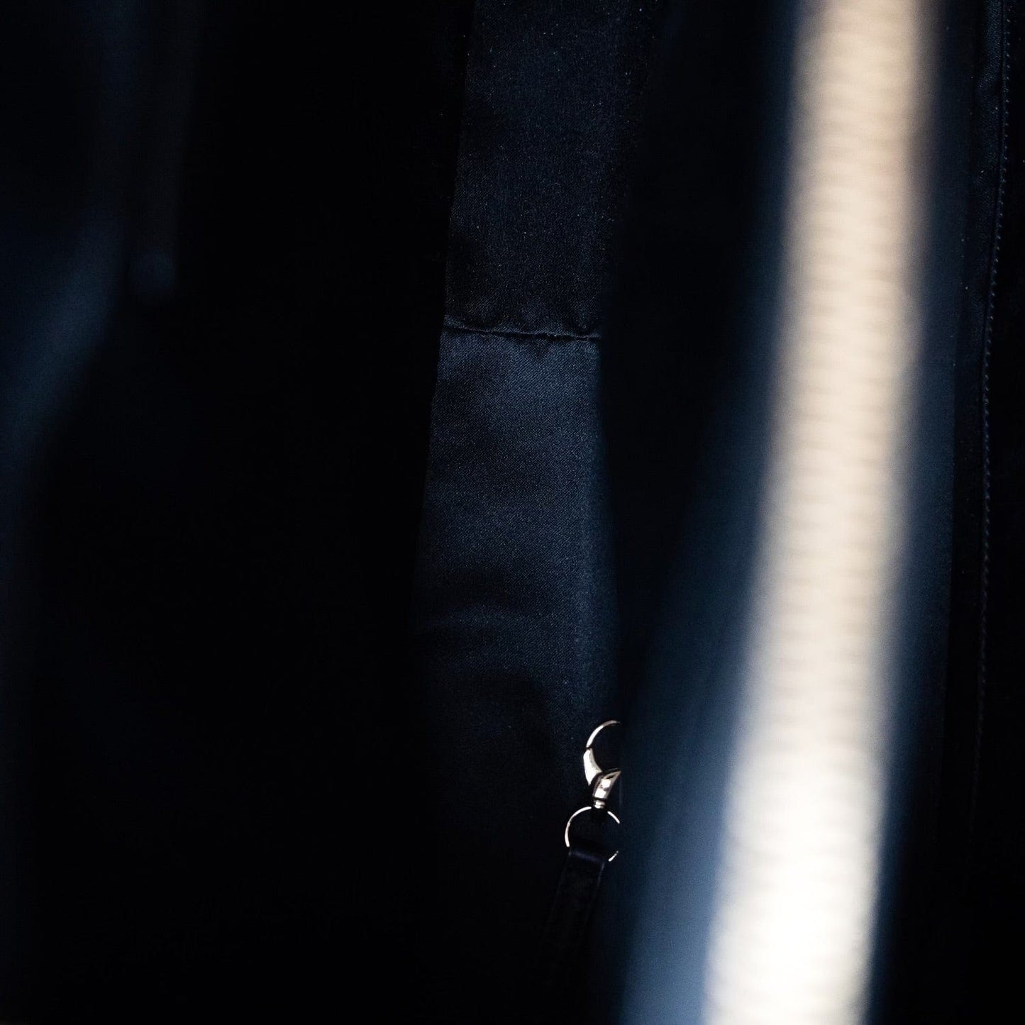 Black Caviar Quilted Grand Shopping Tote Gold Hardware