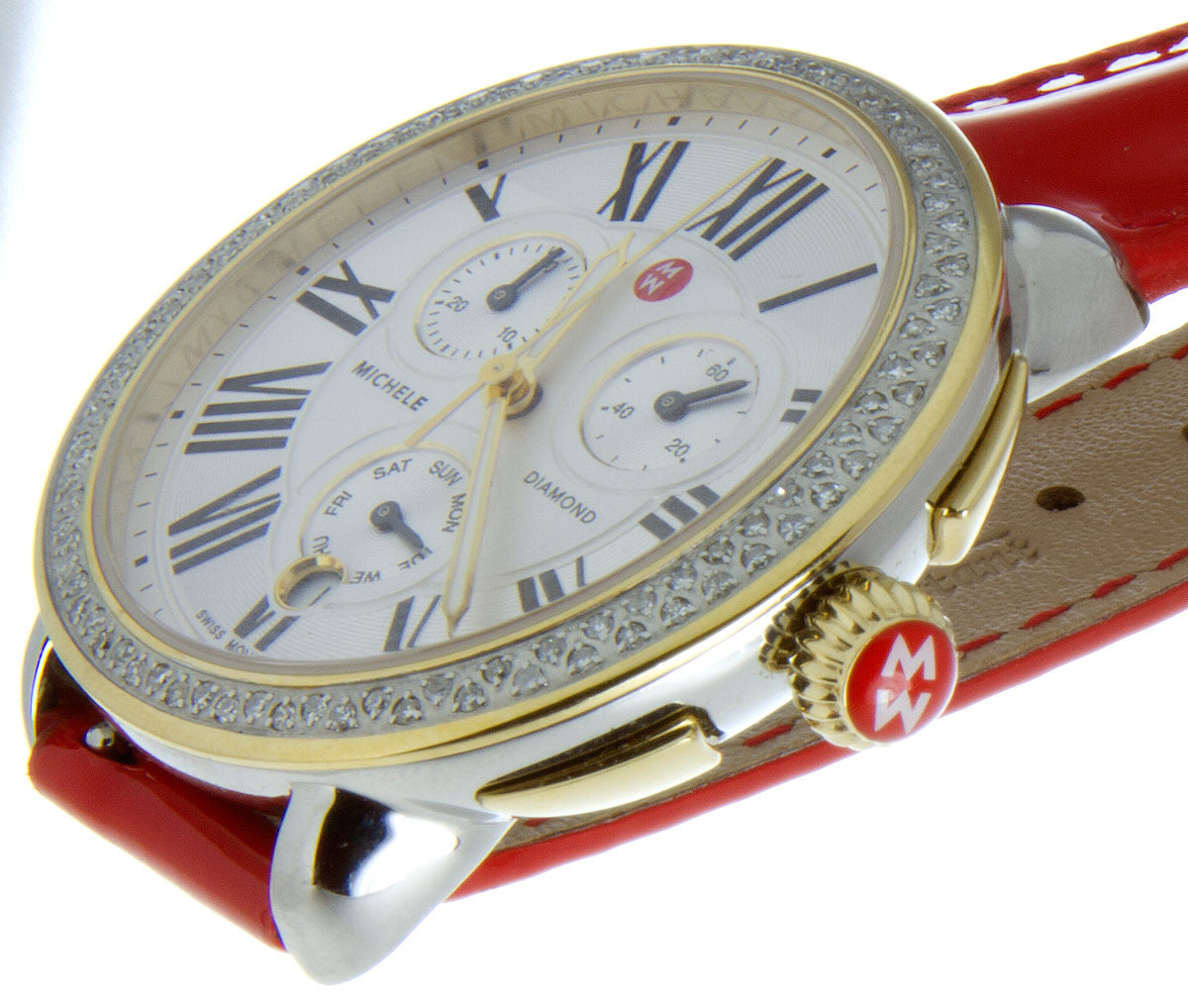 Michele Serein Chronograph Diamond Watch