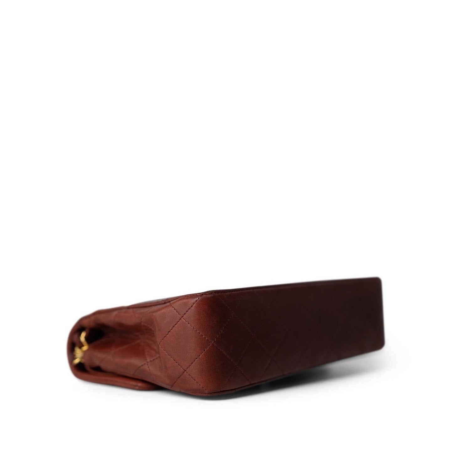 Vintage Red Lambskin Quilted Classic Flap Small GHW