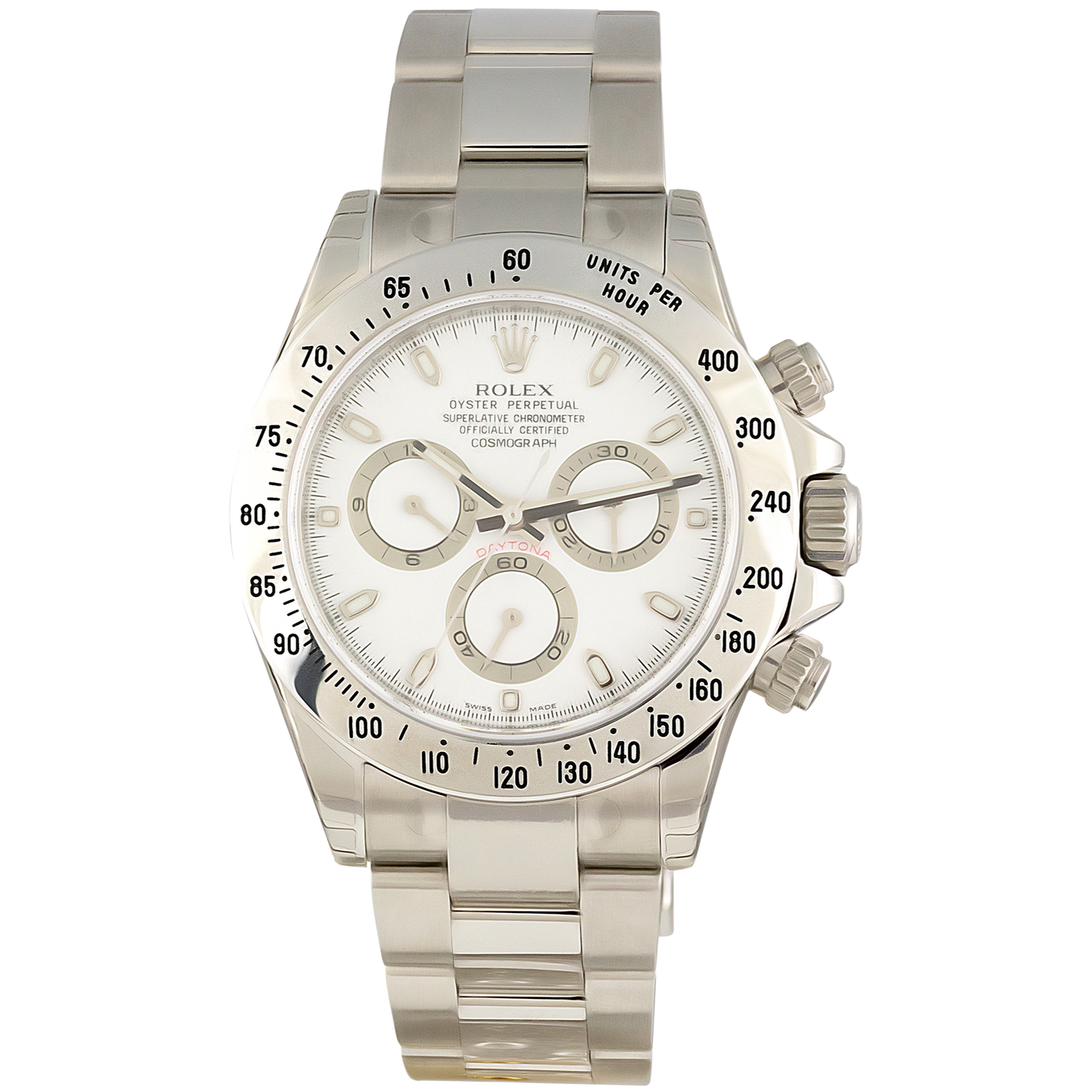 Rolex Daytona Stainless Steel 116520 White Dial