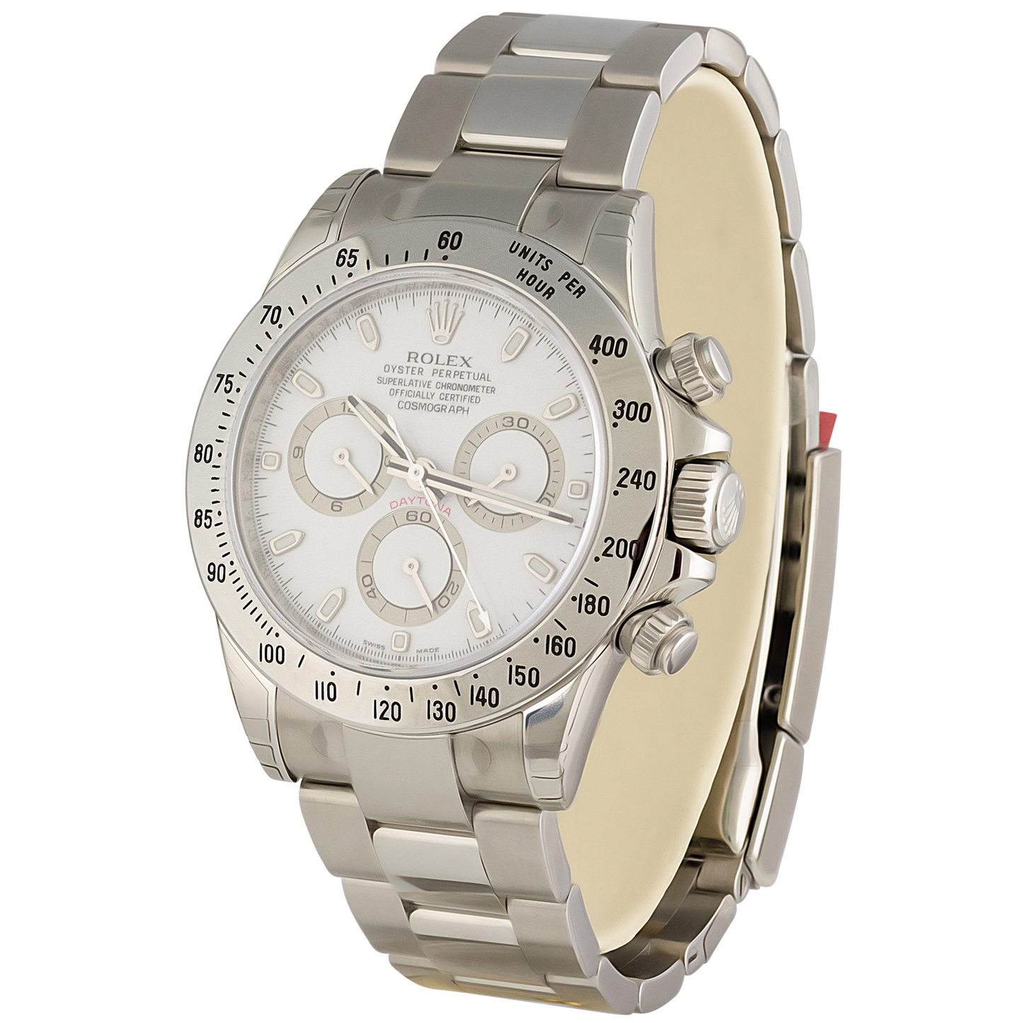 Rolex Daytona Stainless Steel 116520 White Dial