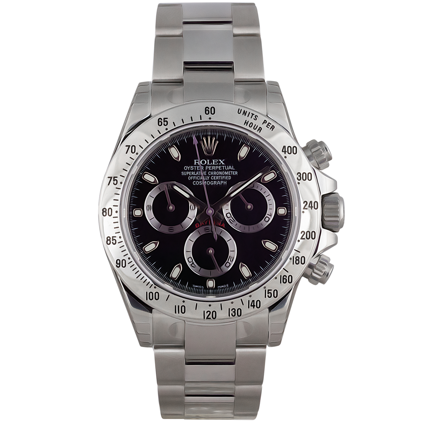 Rolex Daytona Stainless Steel Unworn 116520 Black Dial