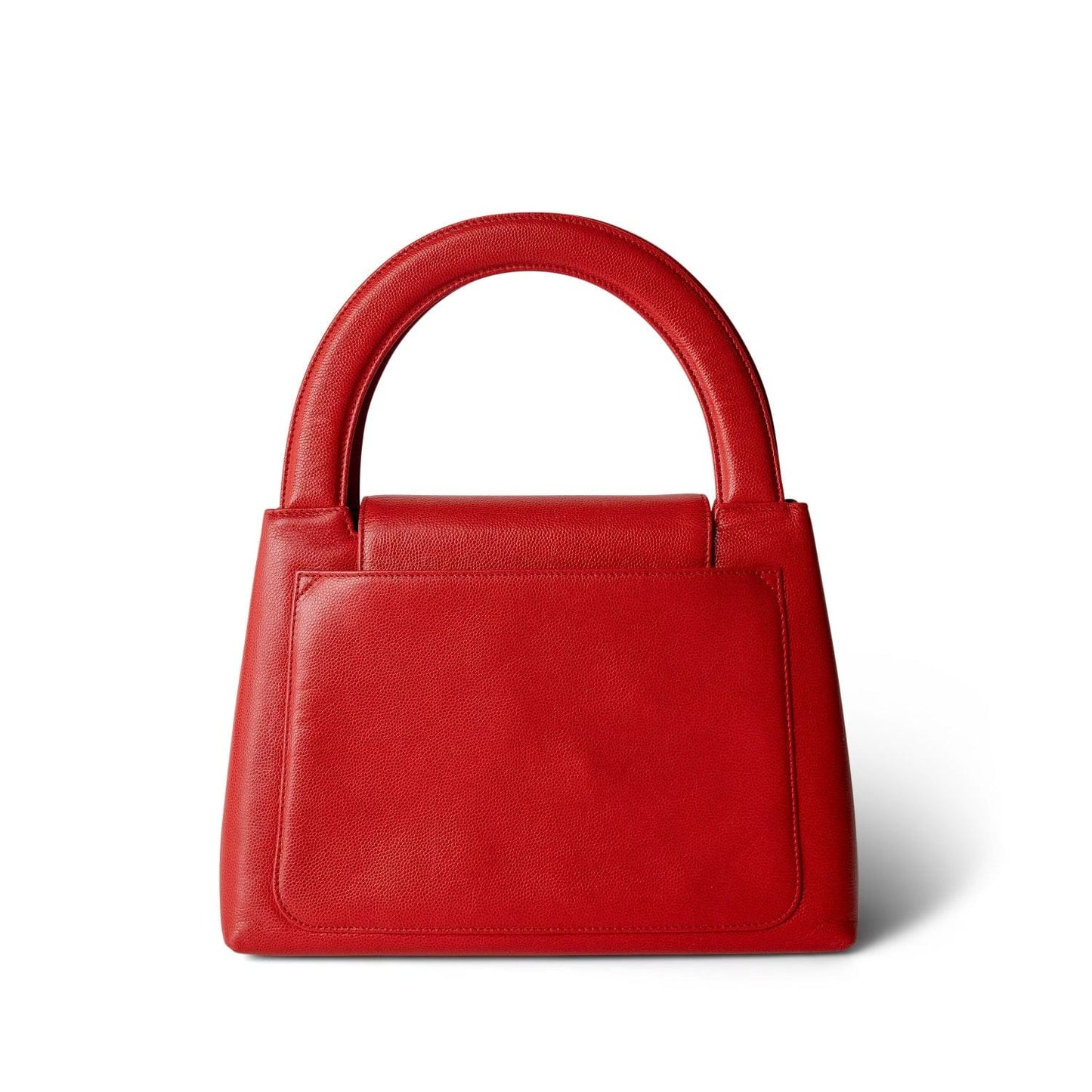 Vintage Red Kelly Top Handle Gold Hardware