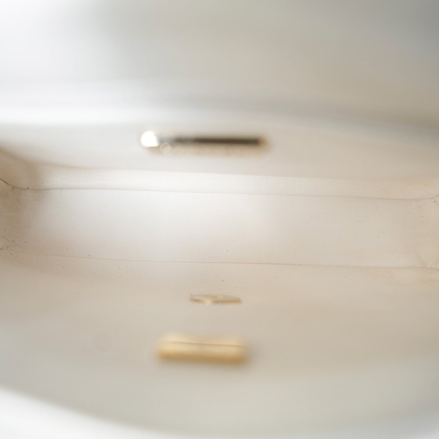 White Sequin Mini Rectangular Flap Bag LGHW