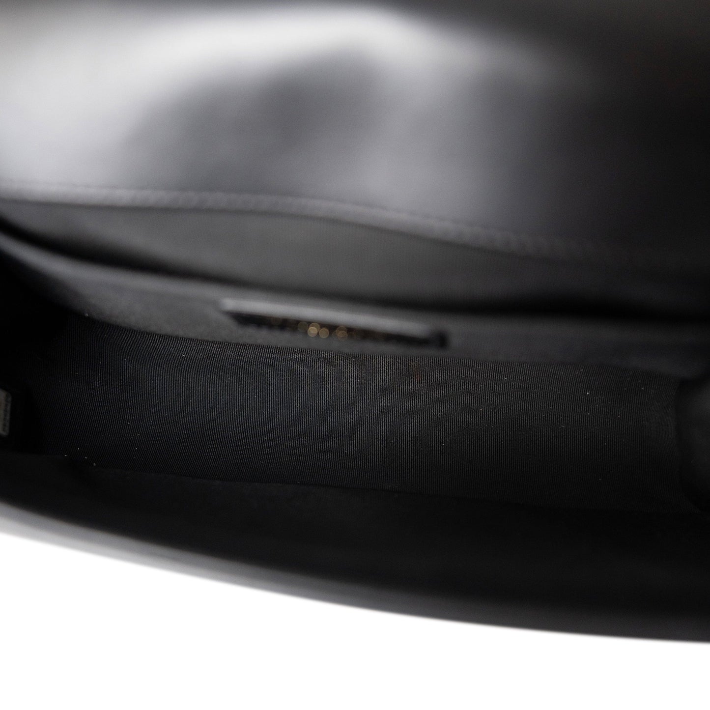 Black Calfskin Quilted Old Medium Boy Bag Aged Gold Hardware