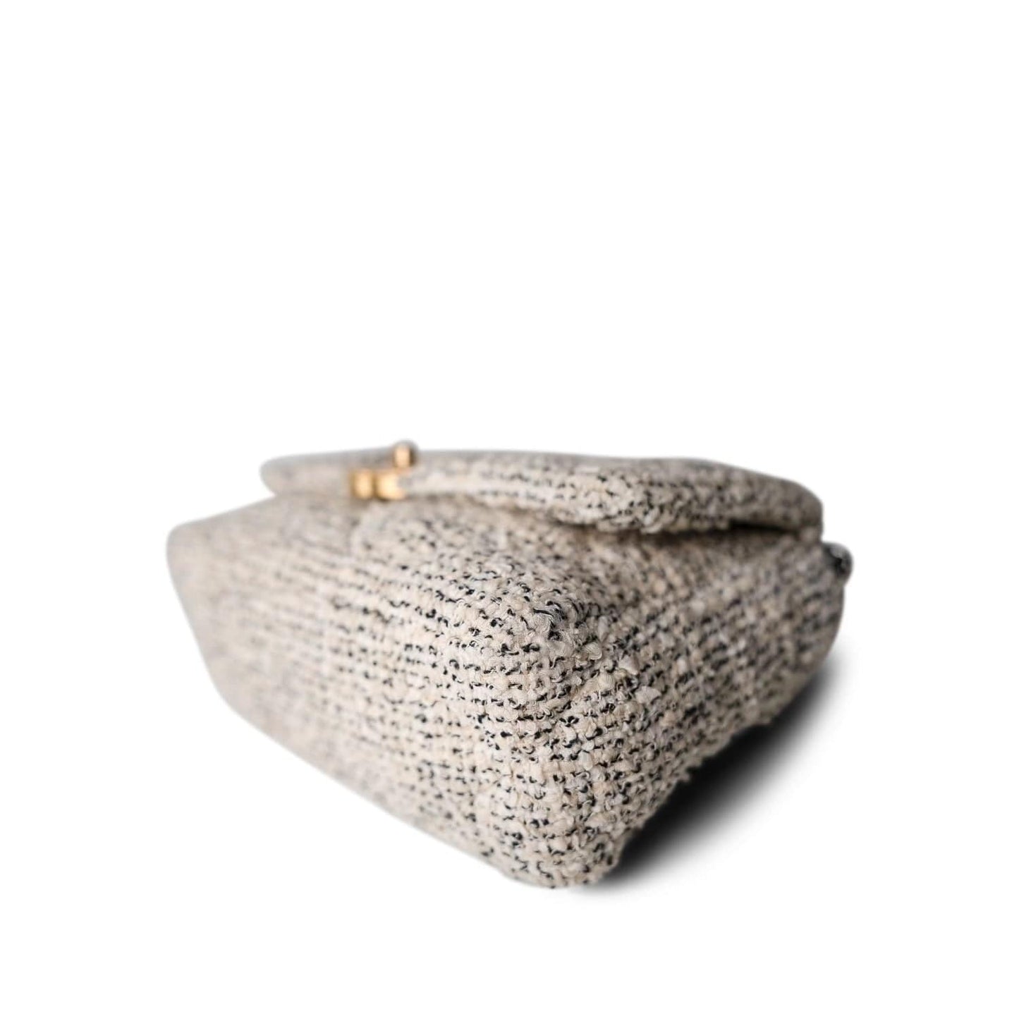 21S Oreo Tweed Quilted 19 Flap Small Mixed Hardware