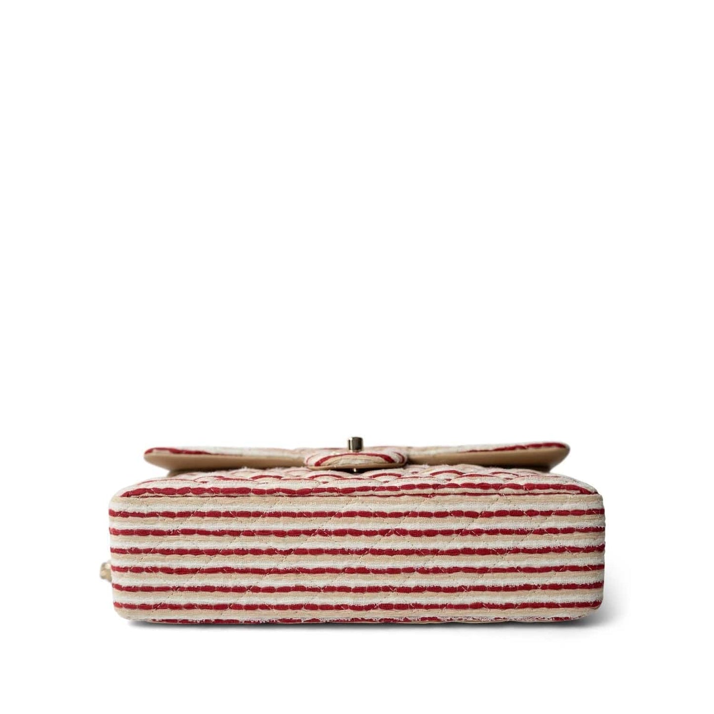 Red Striped Jersey Coco Sailor Flap Bag LGHW
