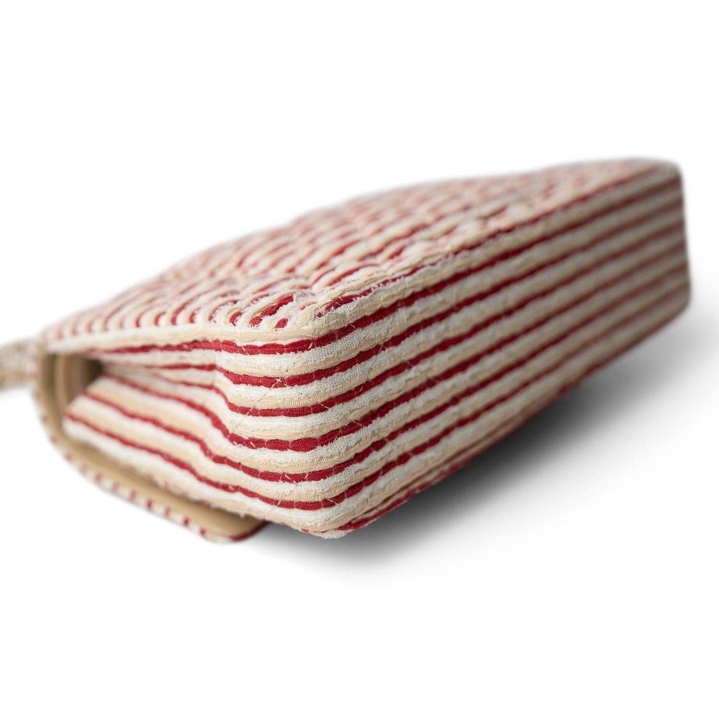 Red Striped Jersey Coco Sailor Flap Bag LGHW