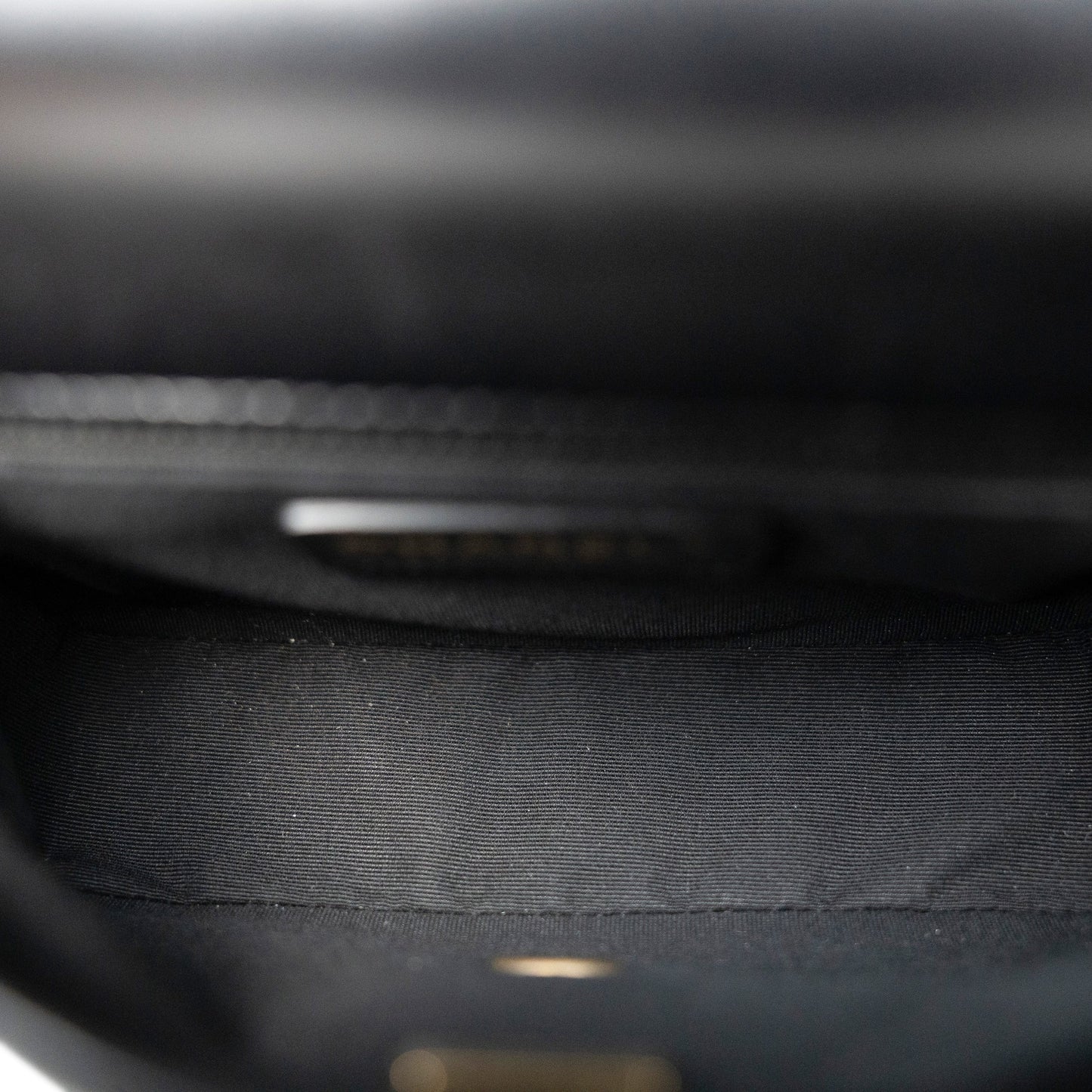 23B Black Lambskin Quilted Mini Square Chain Around Flap Aged Gold Hardware