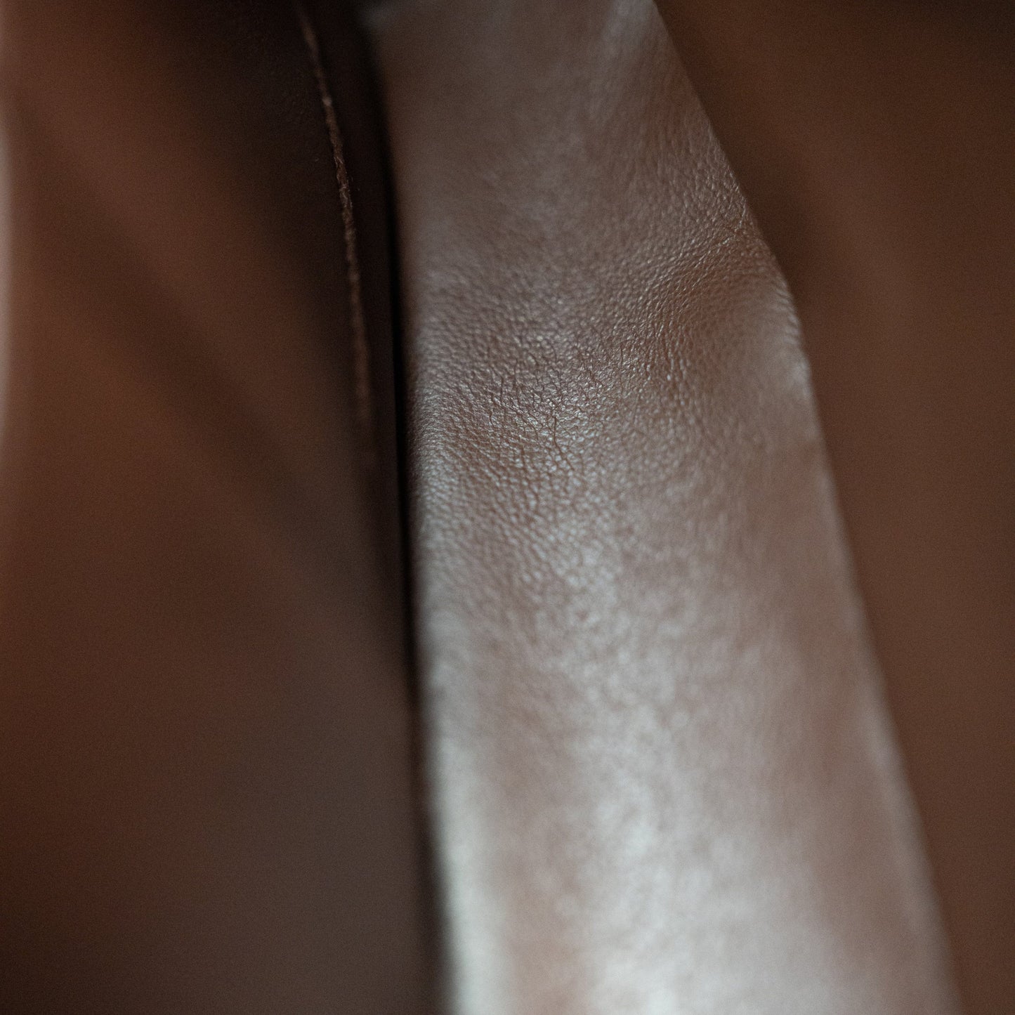 Vintage Brown Lambskin Quilted Classic Flap Bag Medium GHW