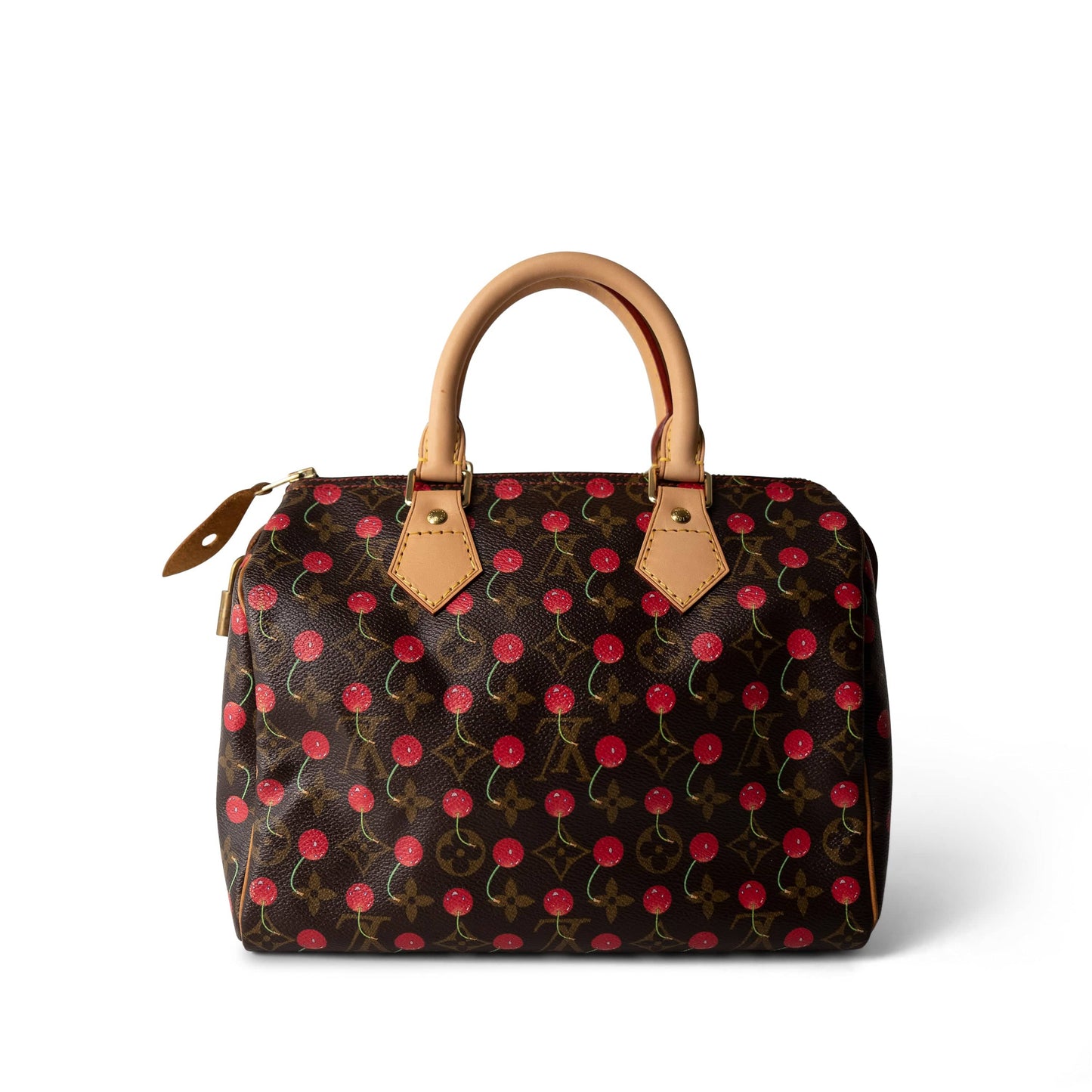 Louis Vuitton Speedy Handbag Limited Edition Monogram Cerises 25