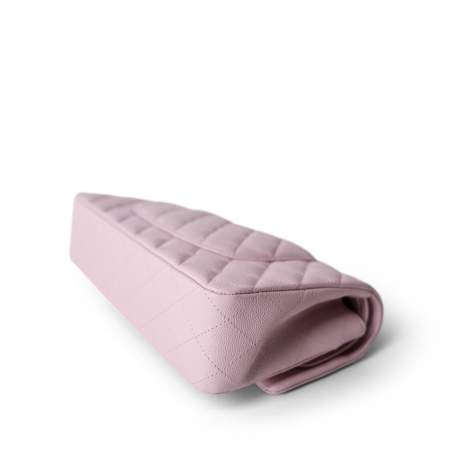 21S Light Pink Caviar Quilted Medium Classic Flap Light Gold Hardware