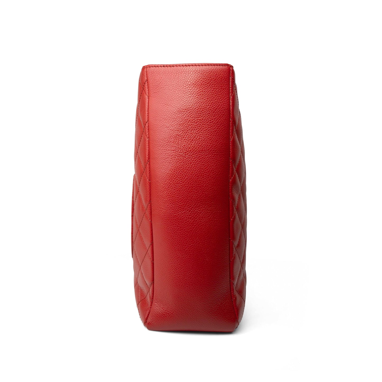 Red Caviar Quilted PST XL Silver Hardware
