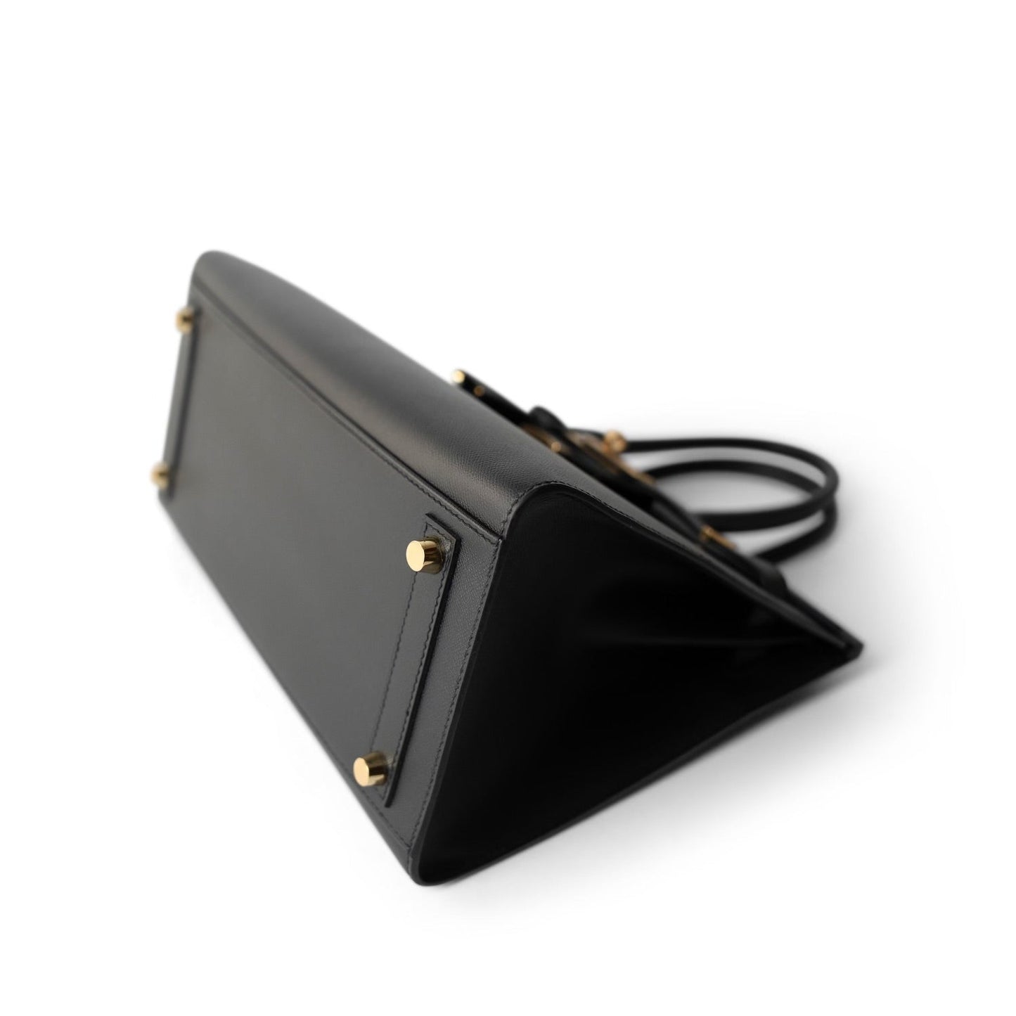 Birkin Sellier 30 Noir Veau Madame Gold Plated Y Stamp