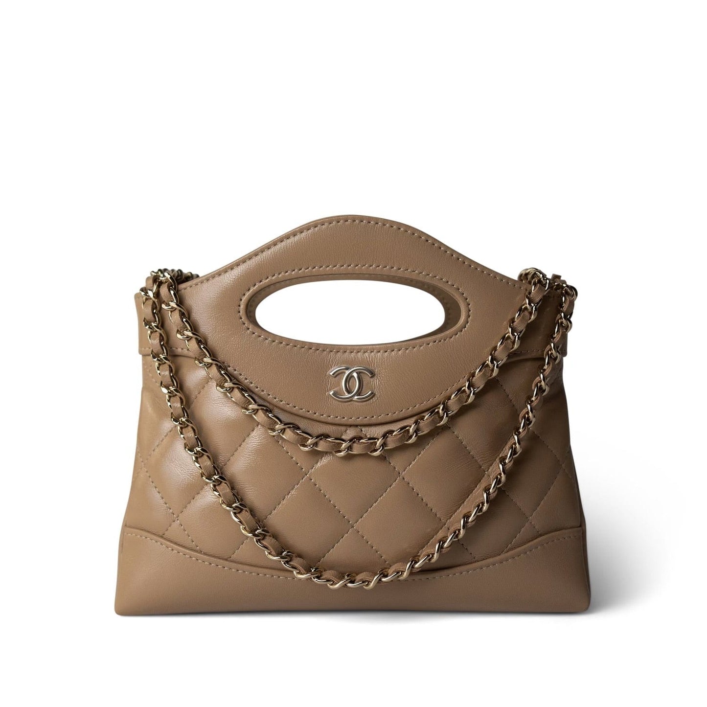 Beige 31 Nano Shopping Bag