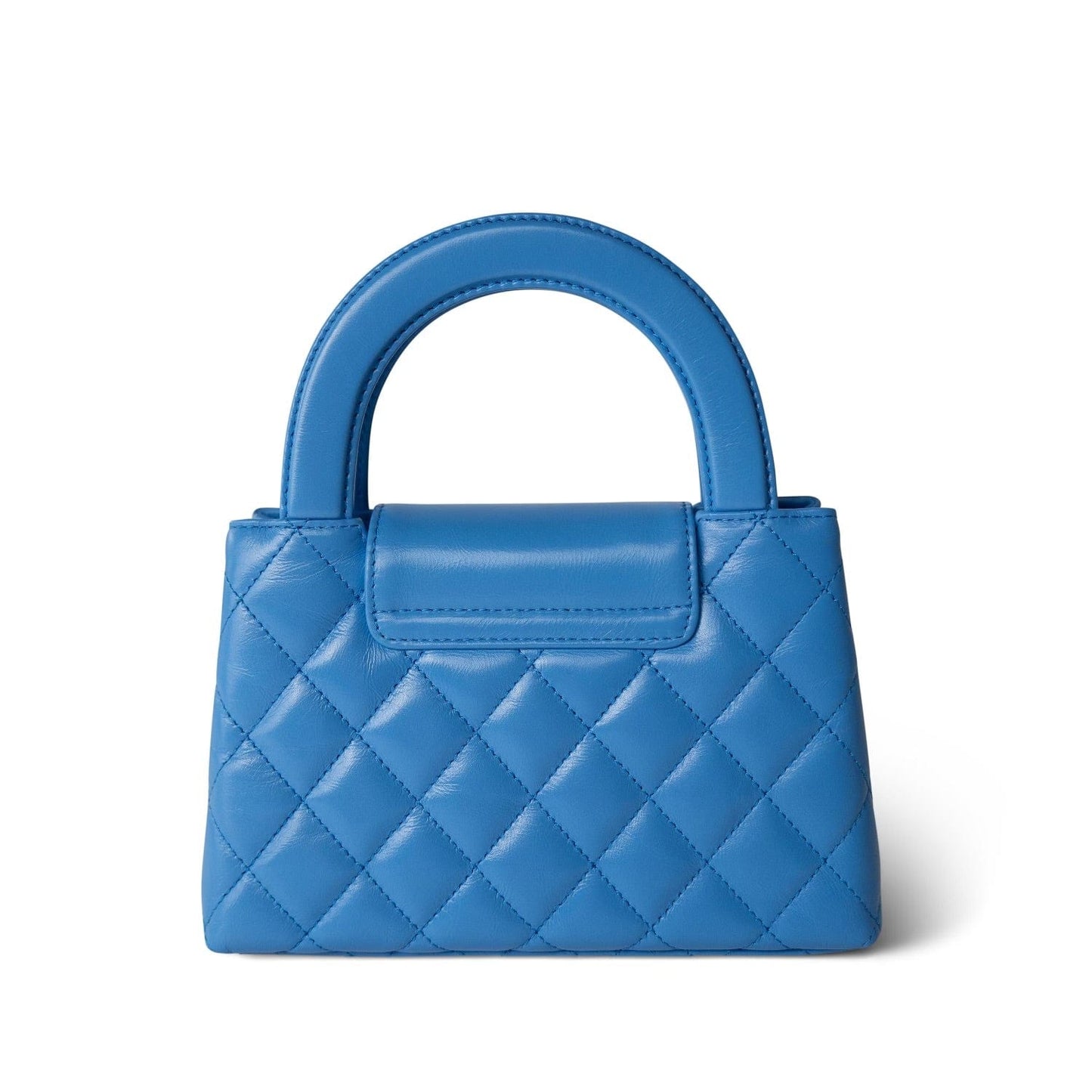 24P Blue Nano Kelly Shopper Aged Gold Hardware