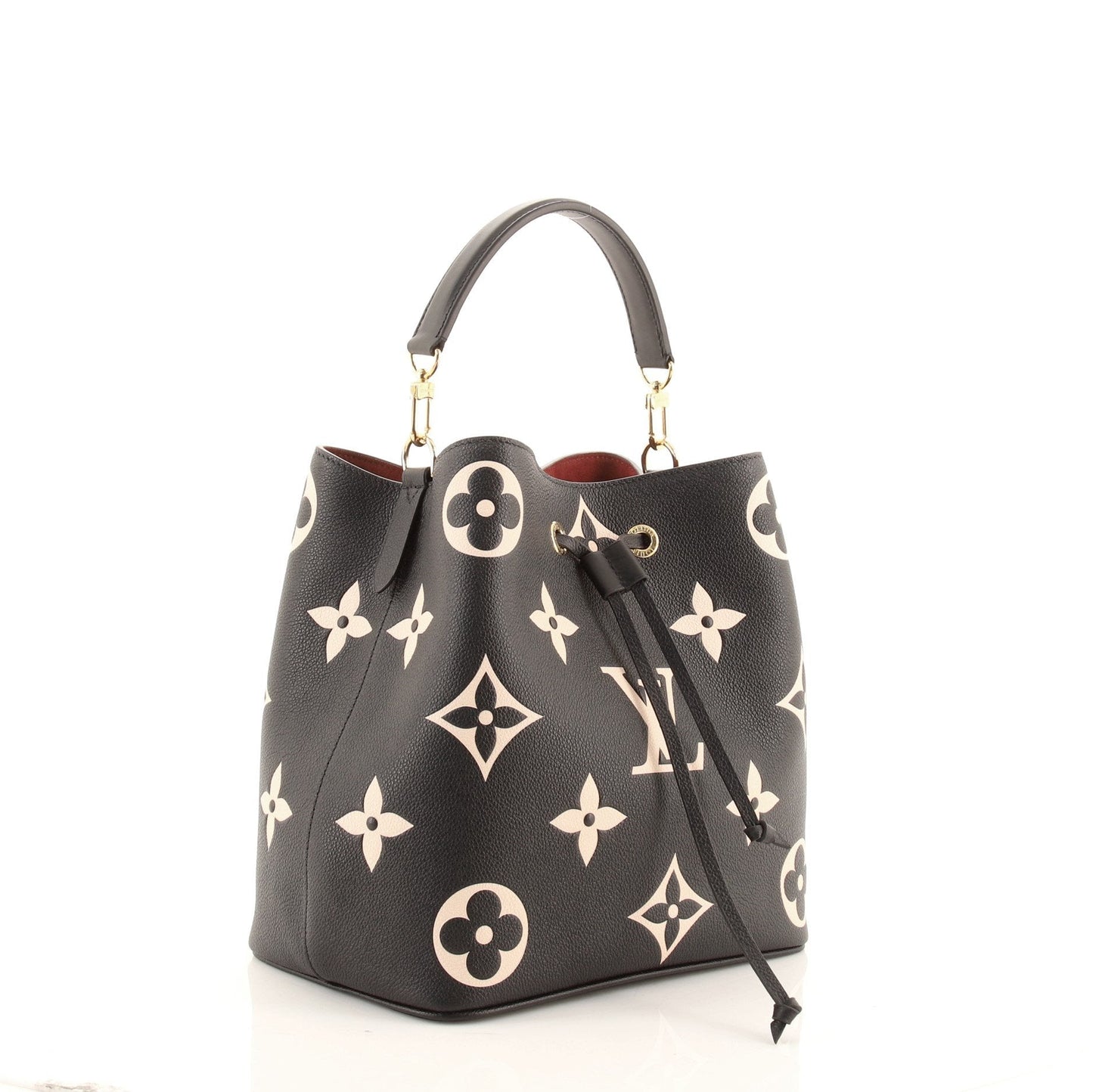 Louis Vuitton NeoNoe Handbag Bicolor Monogram Empreinte Giant MM