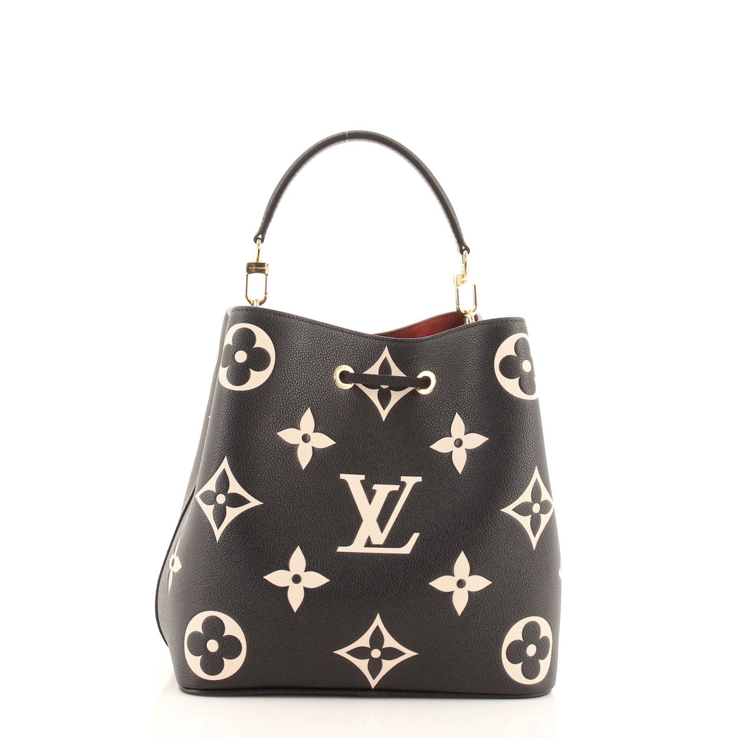Louis Vuitton NeoNoe Handbag Bicolor Monogram Empreinte Giant MM