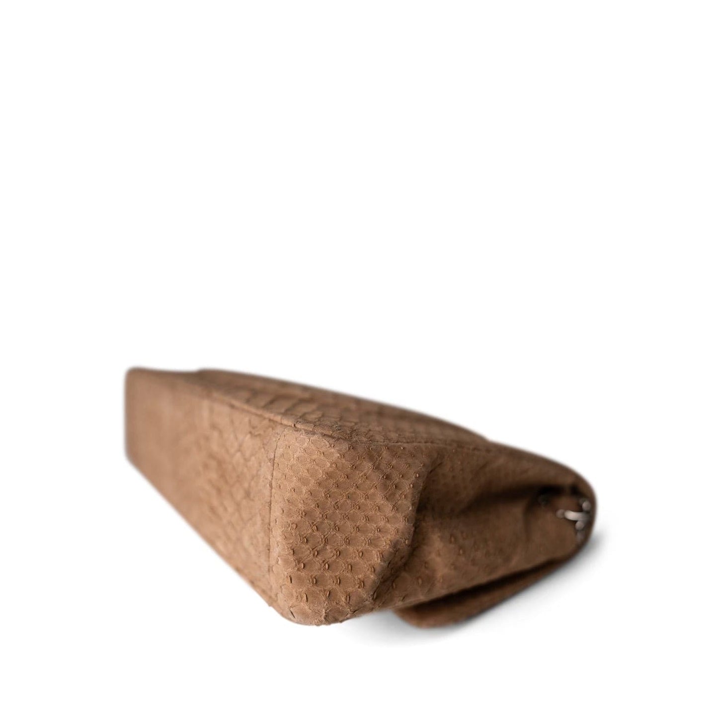 Light Brown Python Medium Classic Flap SHW