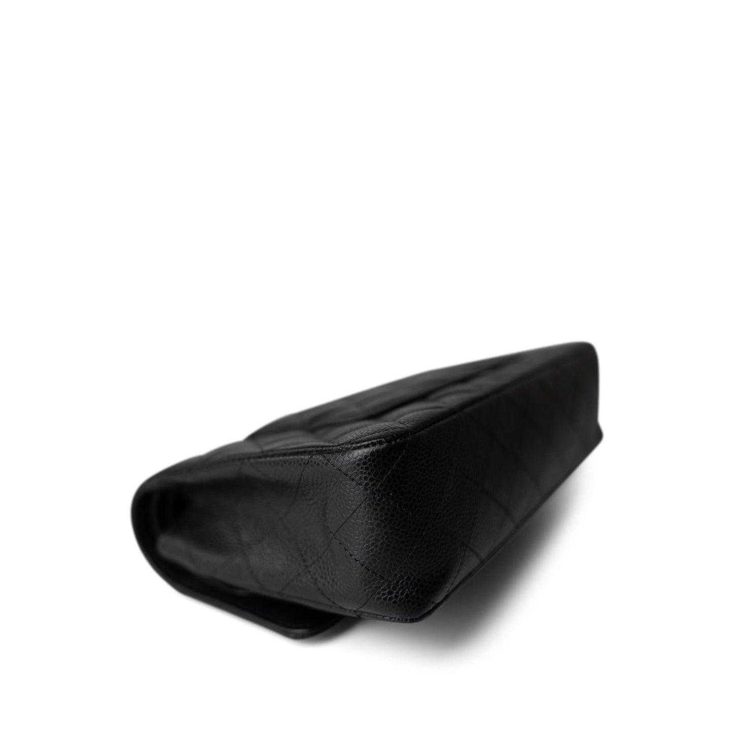 Black Caviar Quilted Classic Flap Medium 24k Gold Hardware