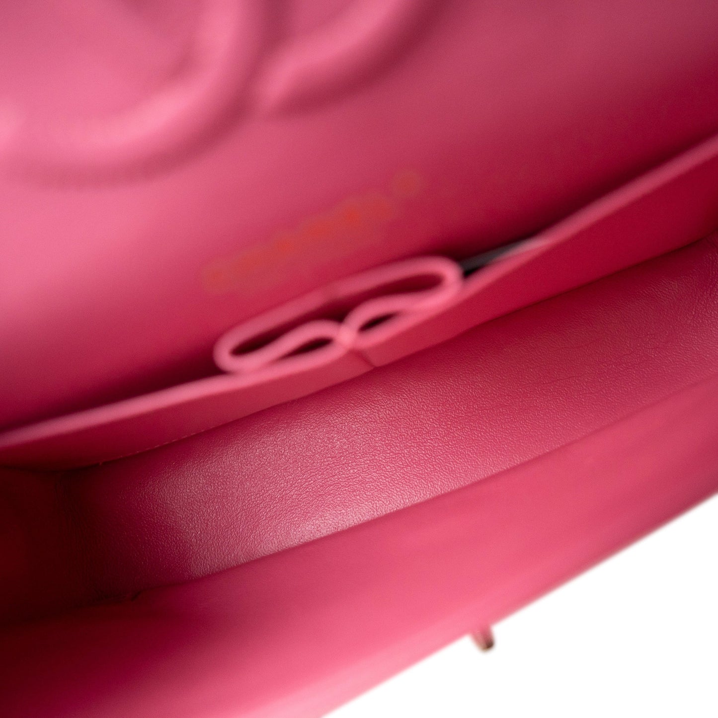 19C Pink Caviar Quilted Classic Flap Medium