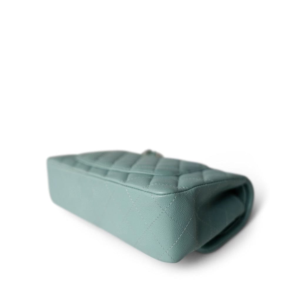 20C Tiffany Blue Small Classic Flap Light Gold Hardware