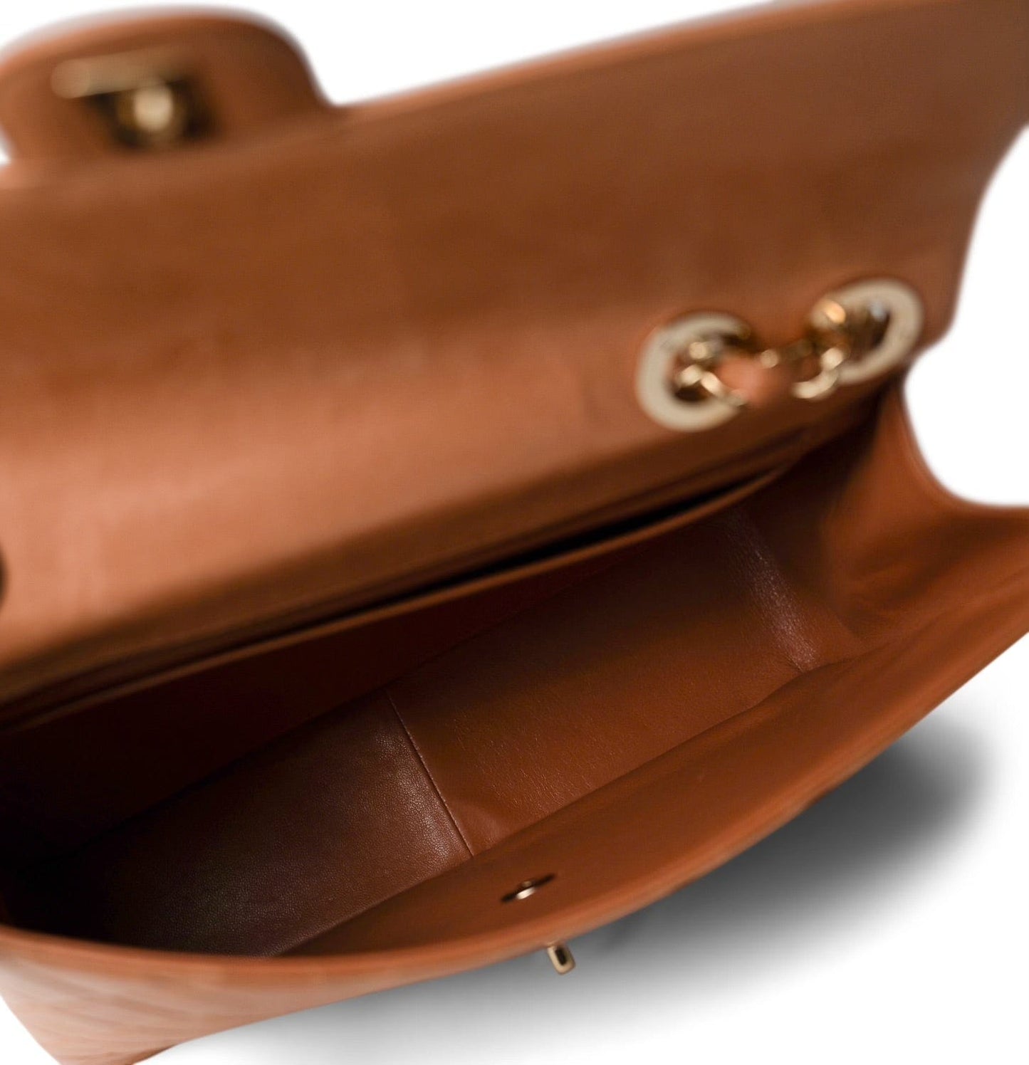 Vintage Caramel Jumbo Single Flap Bag GHW