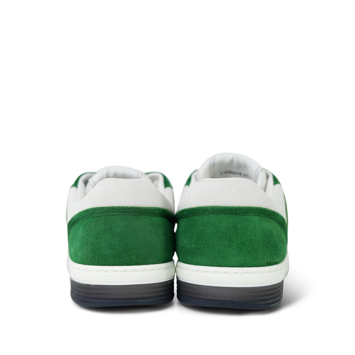 23P Green & White Suede Kidskin Sneakers Size 37.5