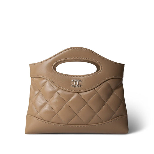 Beige 31 Nano Shopping Bag