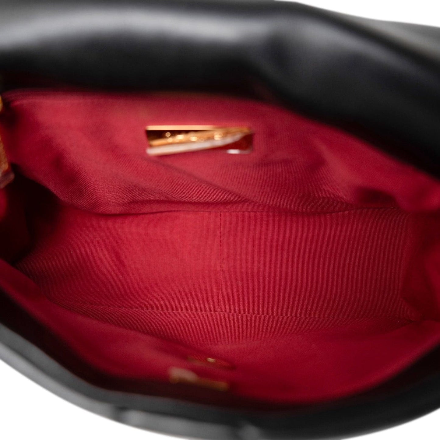 23S Black Lambskin Quilted 19 Flap Small Mixed Hardware