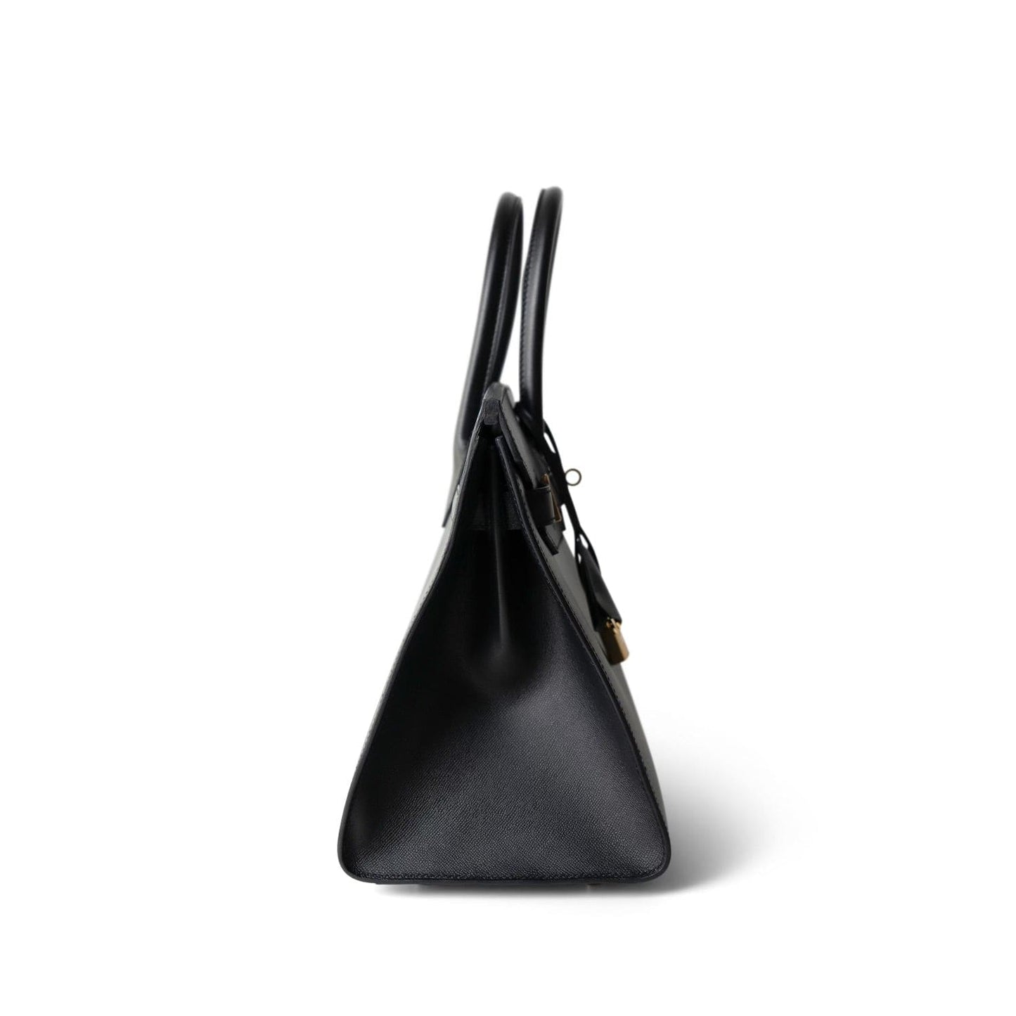 Birkin Sellier 30 Noir Veau Madame Gold Plated Y Stamp