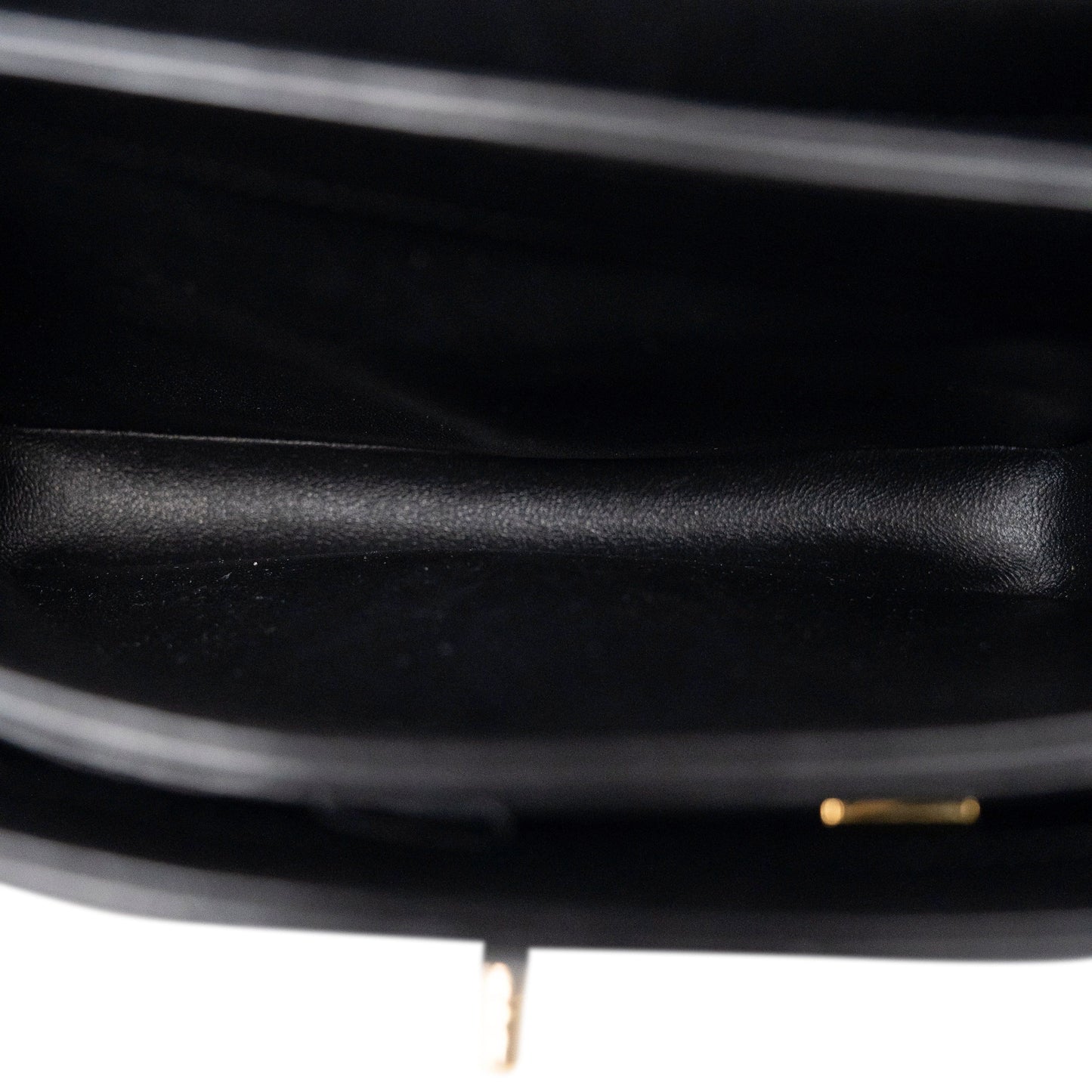 Black Lambskin Quilted Trendy CC Small Light Gold Hardware