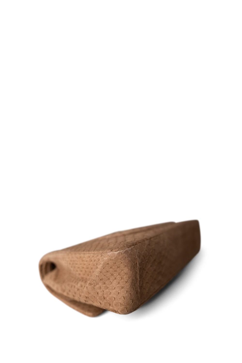 Light Brown Python Medium Classic Flap SHW