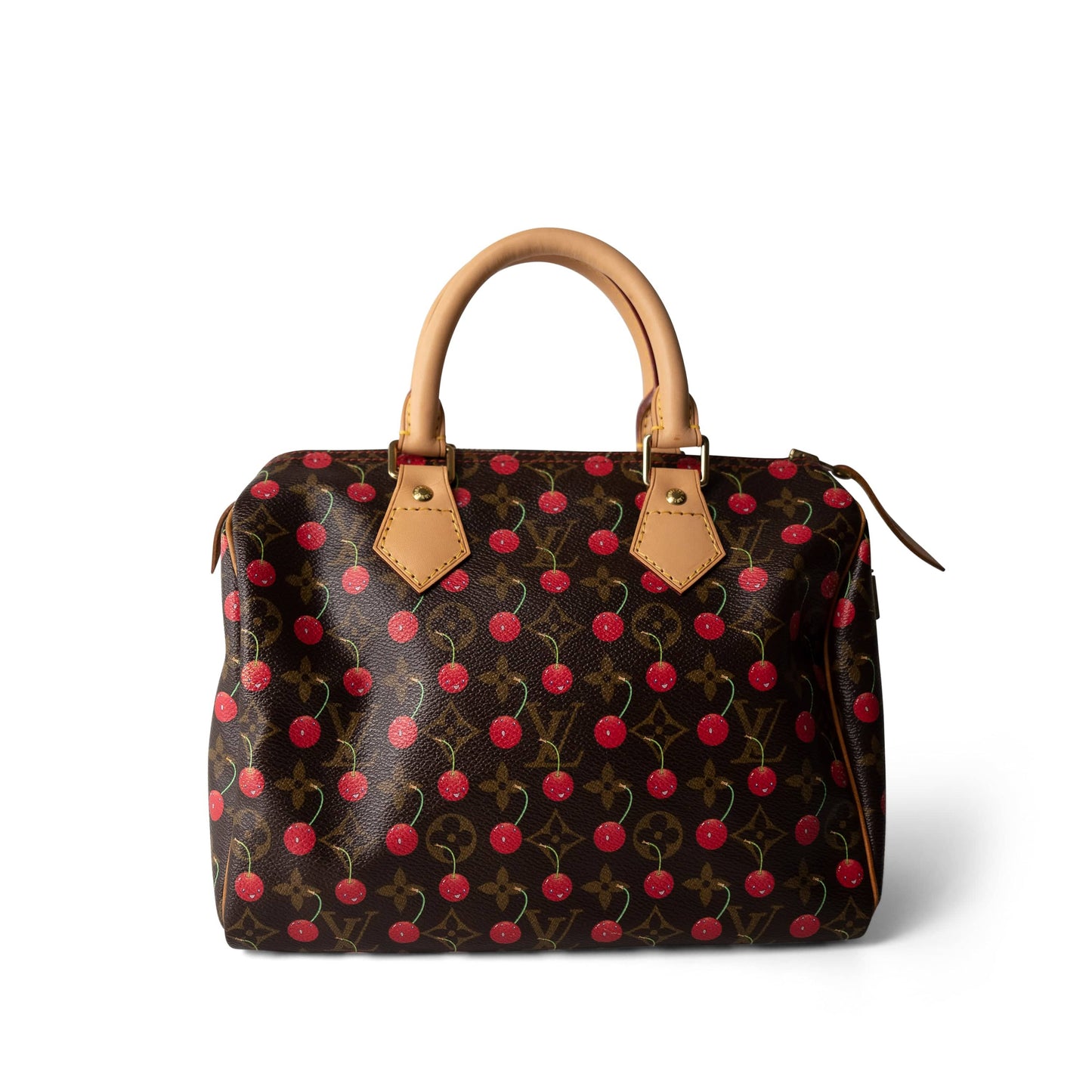 Louis Vuitton Speedy Handbag Limited Edition Monogram Cerises 25