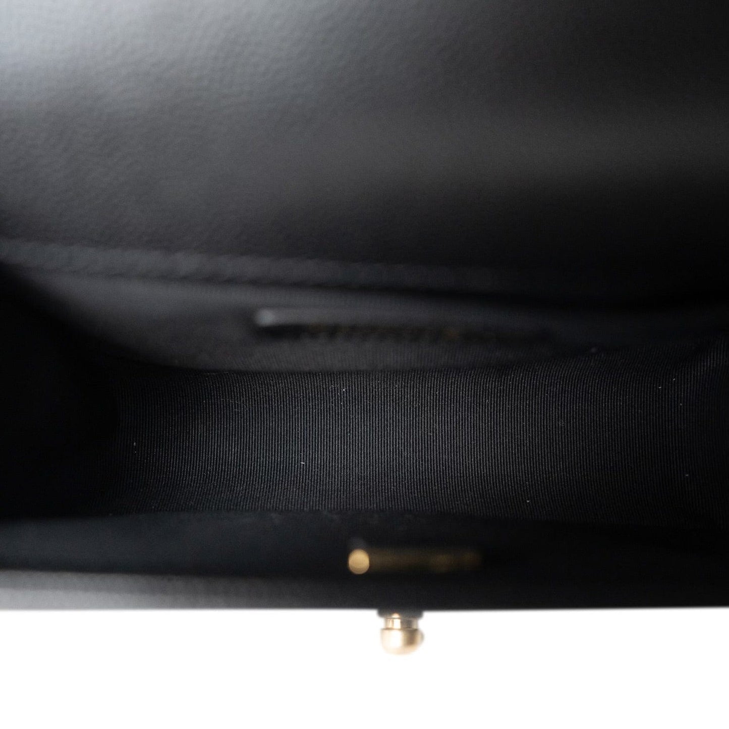 Black Caviar Quilted Small Boy Bag Aged Gold Hardware