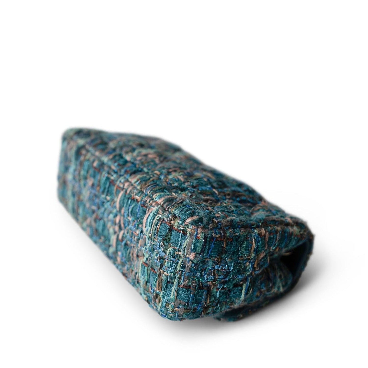 19A Ancient Egypt Turquoise Tweed Quilted Mini Rectangular Flap LGHW