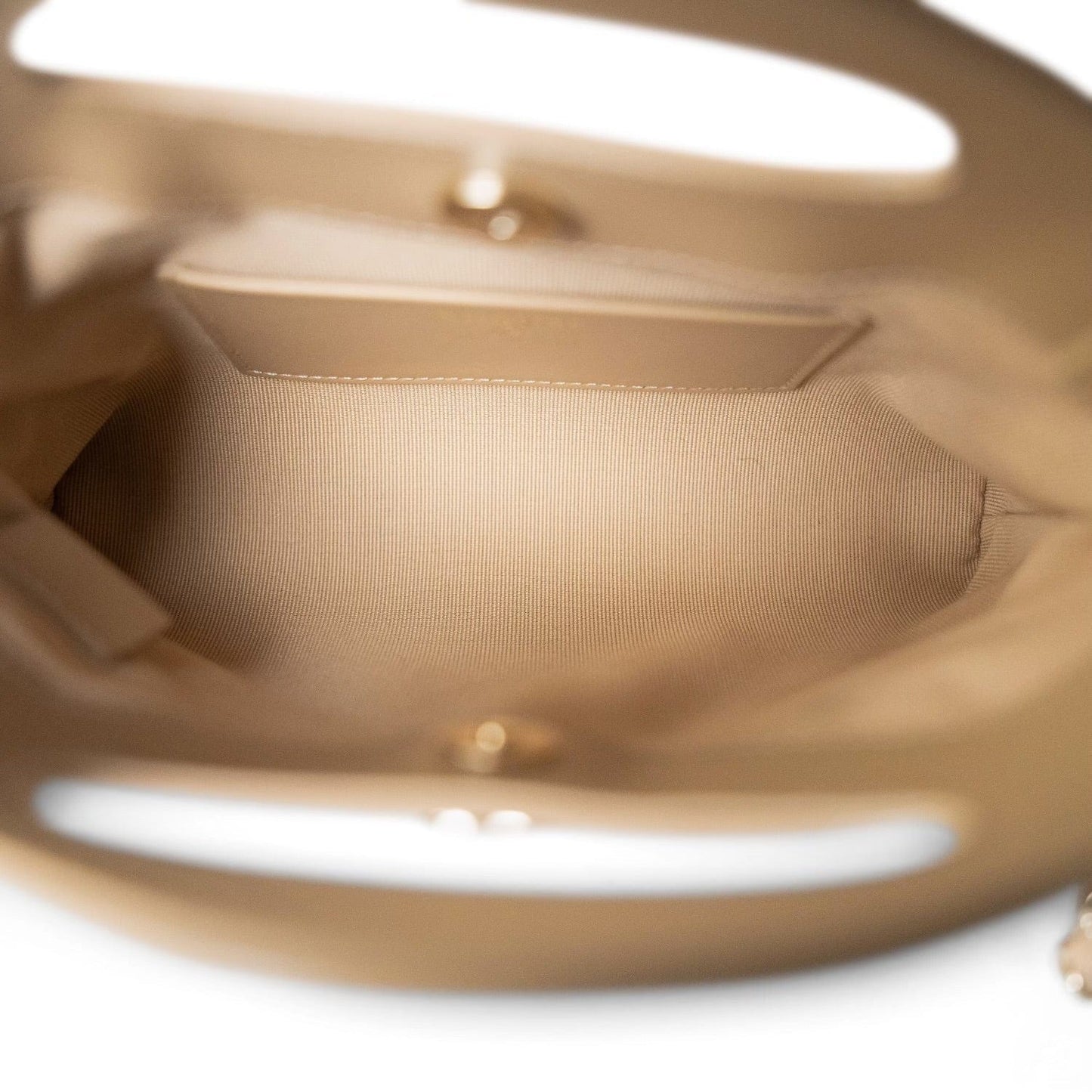 Beige 31 Nano Shopping Bag