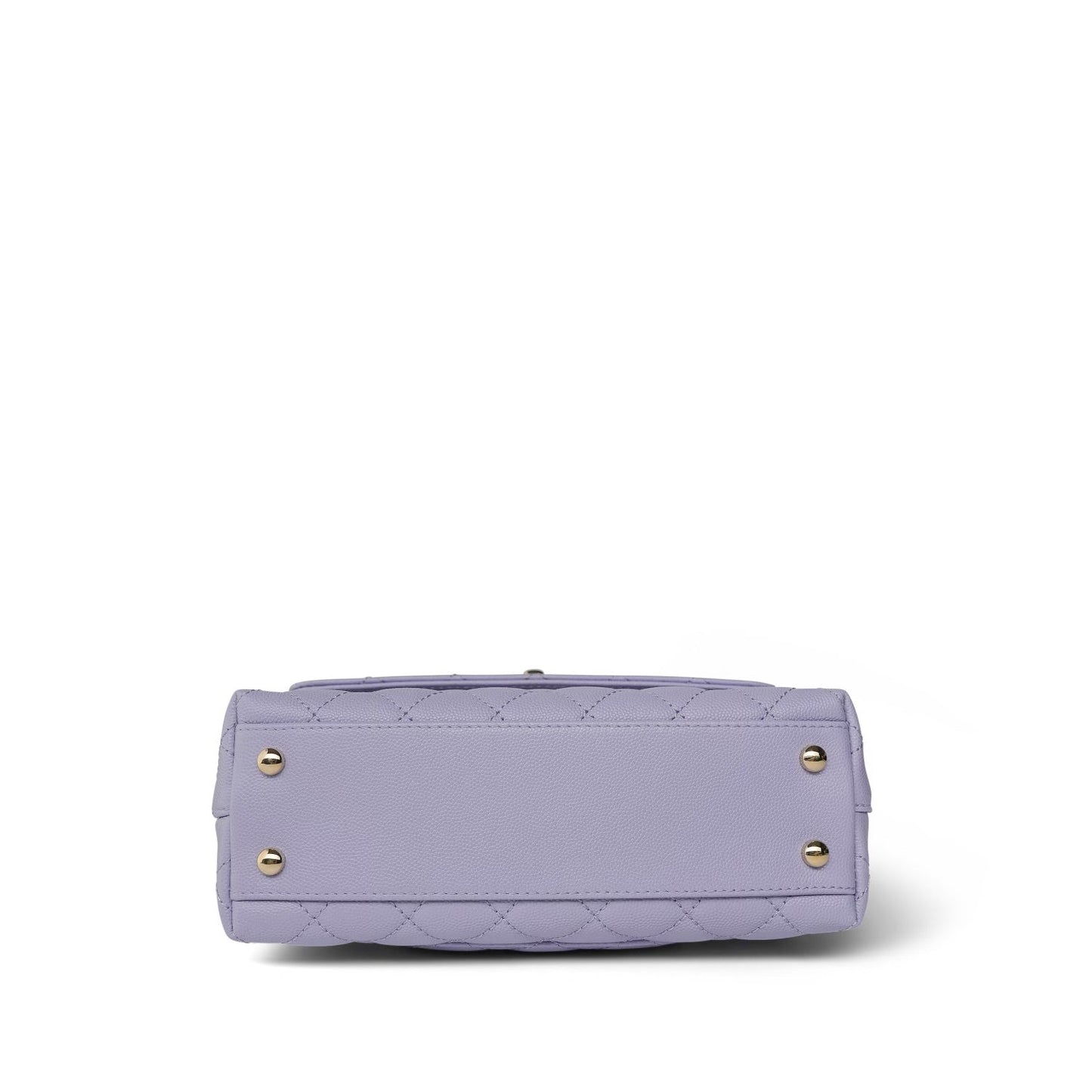 21K Lilac Caviar Quilted Small Coco Handle LGHW