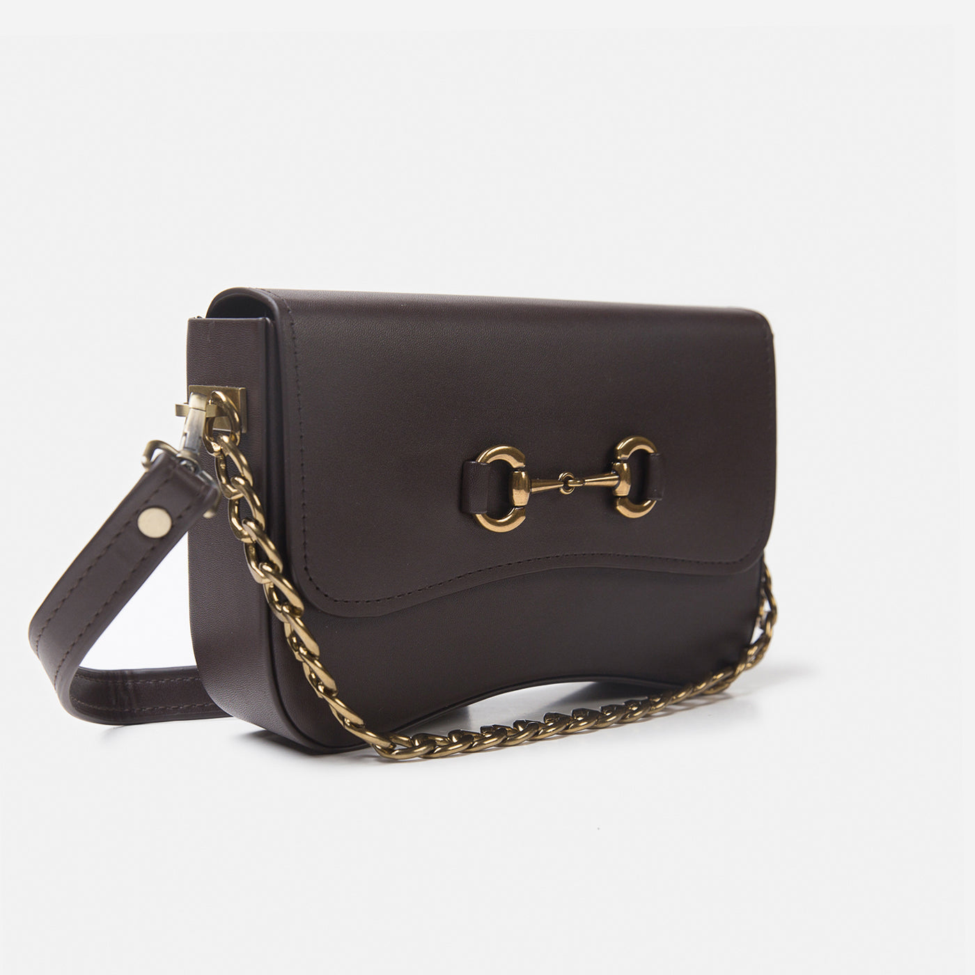 Buckled Shoulder Bag