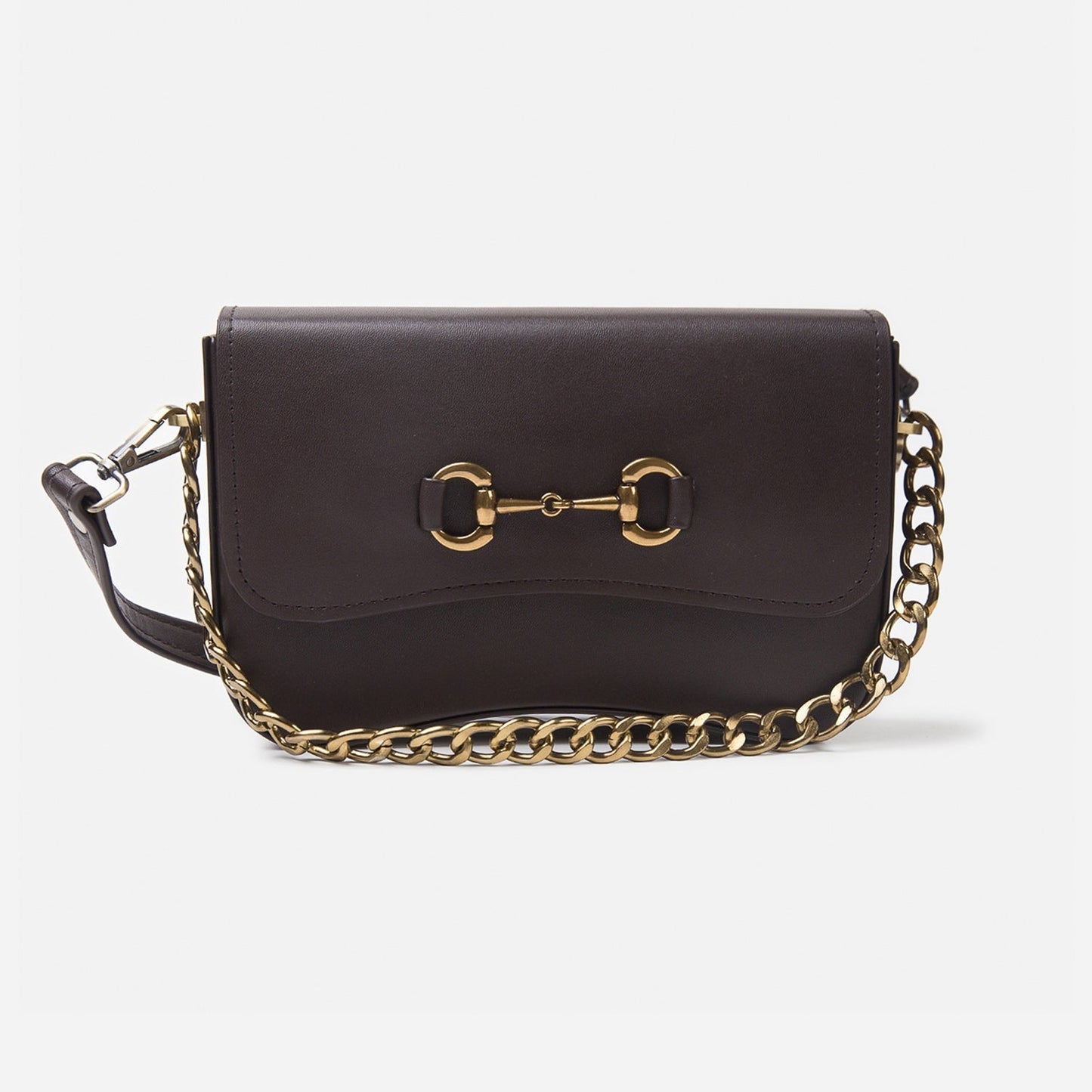 Buckled Shoulder Bag