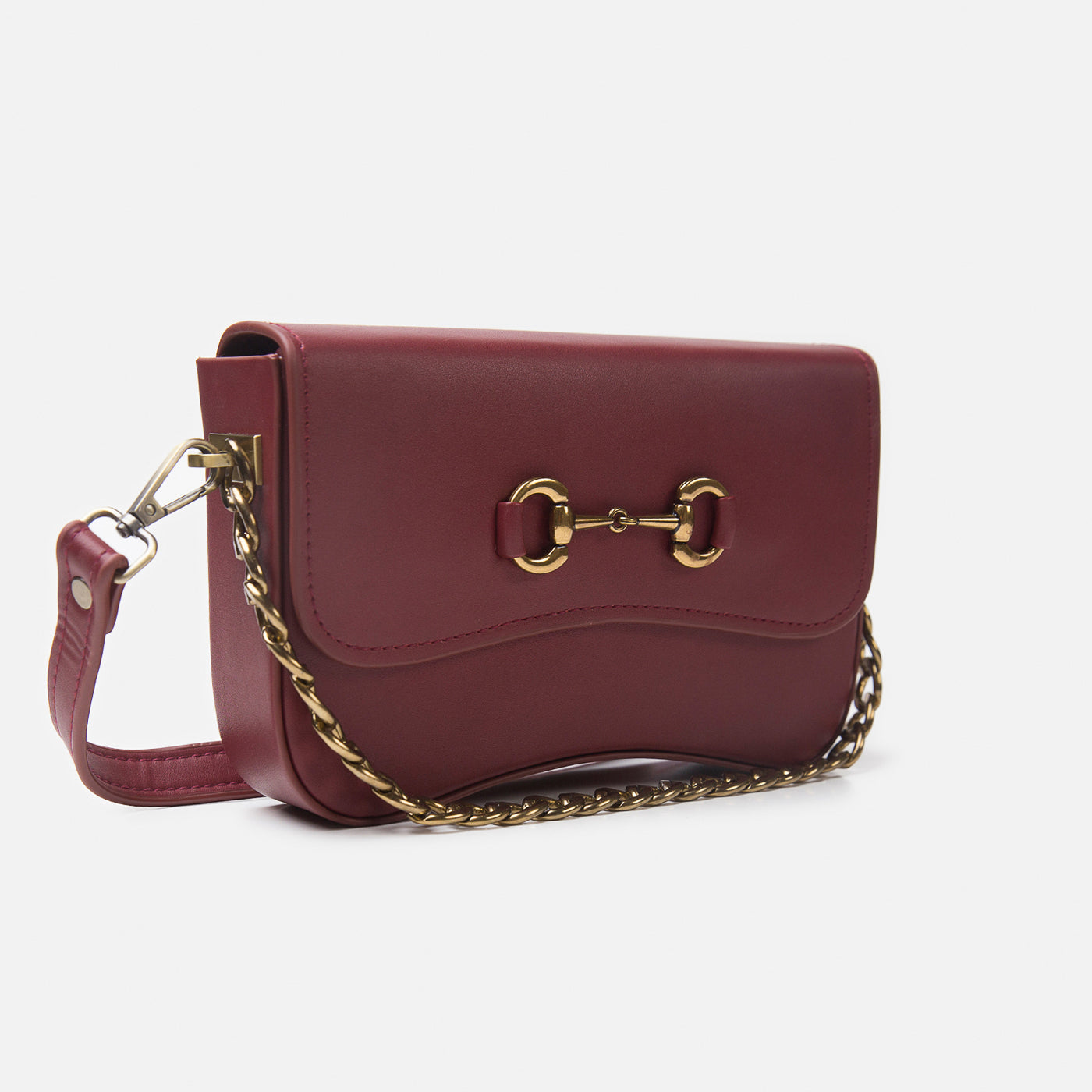 Buckled Shoulder Bag