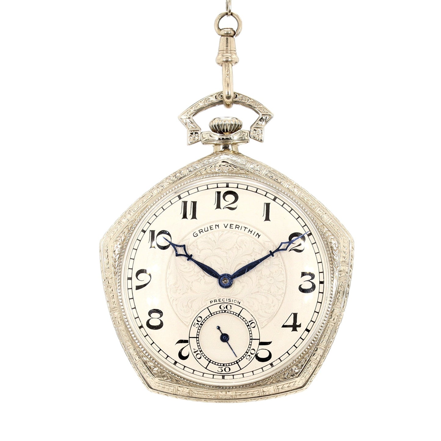 Gruen Verithin Masonic Pocket Watch