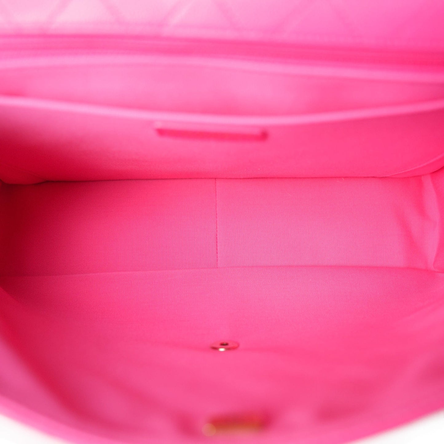 24C Pink Caviar Quilted Maxi Travel Flap Light Gold Hardware