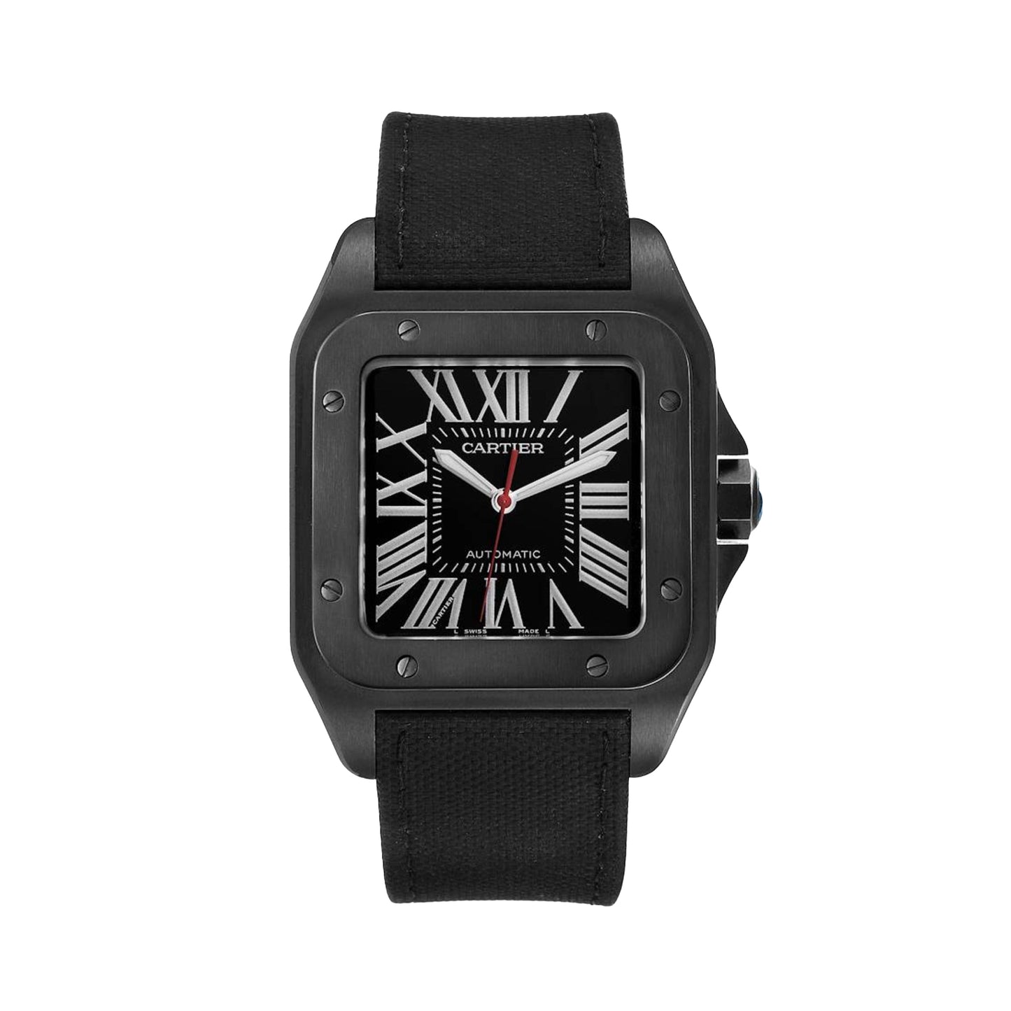 Cartier Santos 100 Black ADLC WSSA0006