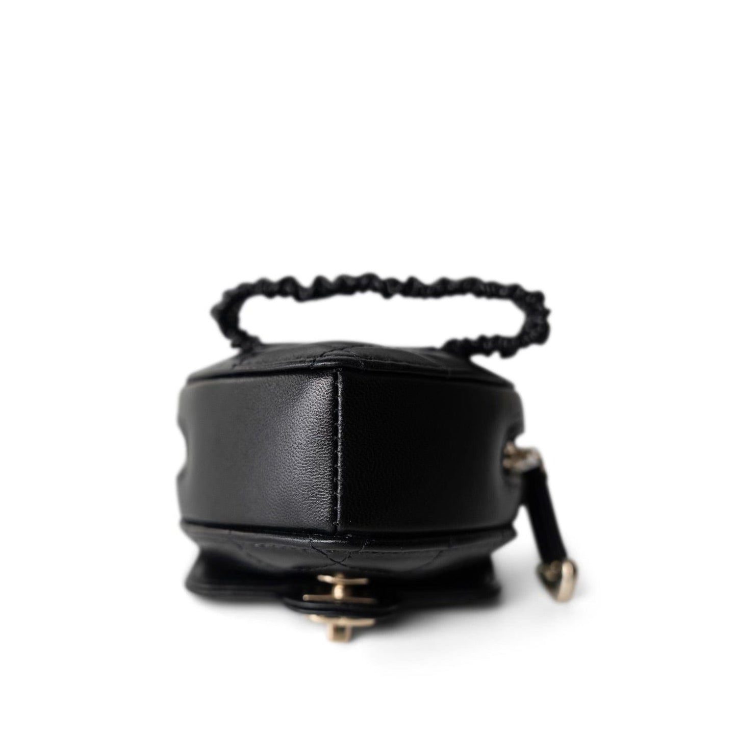 22S CC In Love Black Heart Zipped Arm Coin Purse