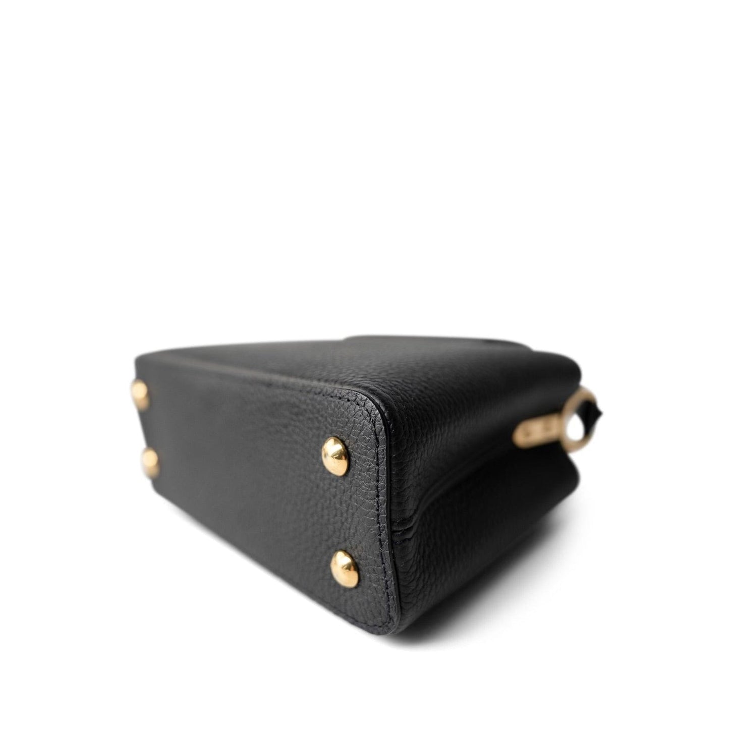 Louis Vuitton Black Taurillon Mini Capucines